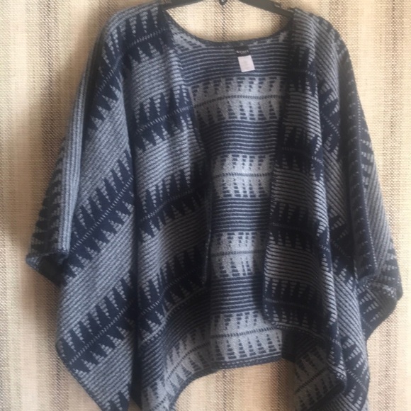Cruel Denim One Size Poncho Western Clothes - Picture 1 of 3